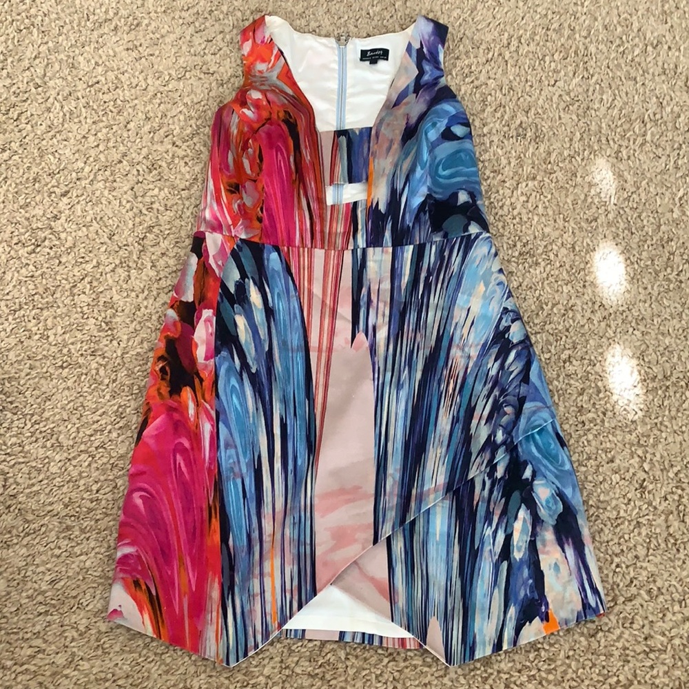Multicolor mini dress